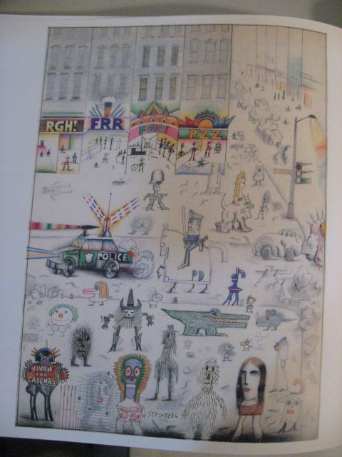 1992 SAUL STEINBERG CARTOONIST FOR NEW YORKER MAGAZINE  