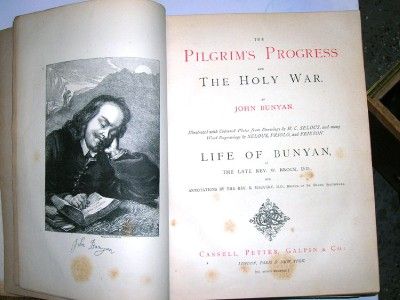 The Pilgrims Progress and The Holy War by John Bunyan  
