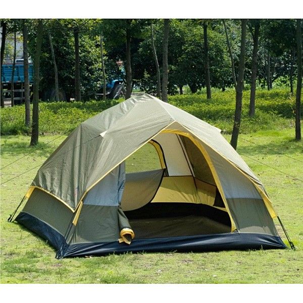   Waterproof Camping Instant Tent Full Automatic Army Green NEW  