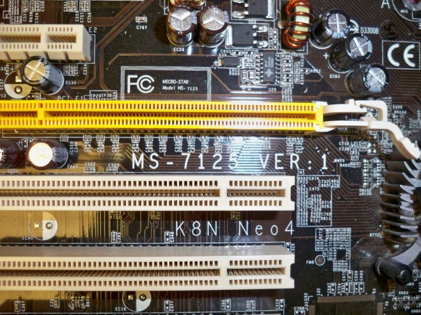 MSI MS 7125 K8N Neo4+AMD Athlon 64 3200+ 512MB RAM  