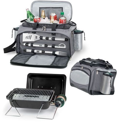 PICNIC TIME VULCAN INSULATED TAILGAITING COOLER GRILL  