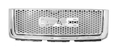 Replacement Grille   Fits GMC Sierra Denali   07 12 (Aftermarket 