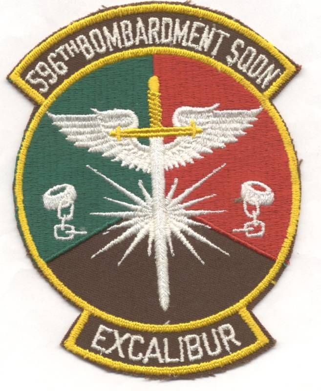 596th BOMB SQUADRON patch  