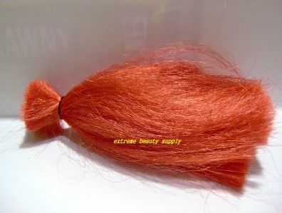 fly fishing tying hair flies fish jig tie DARK ORANGE