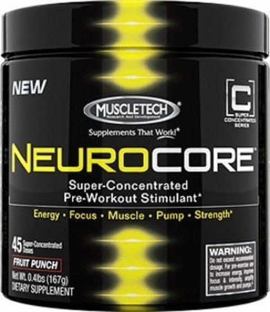   NEUROCORE Super Concentrated Pre Workout Powder Drink 45 Servings